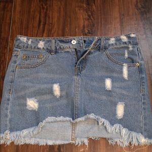 Forever 21 jean skirt
